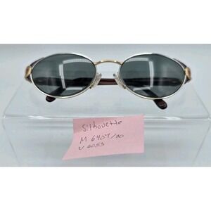 Silhouette Eyeglasses M 6407 /80 V 6053 Gold/Red Oval Austria 54[]18 130 Frame‎
